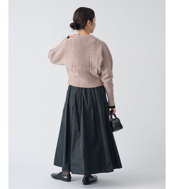 IENA「メモリータフタフレアスカート」|スカート|