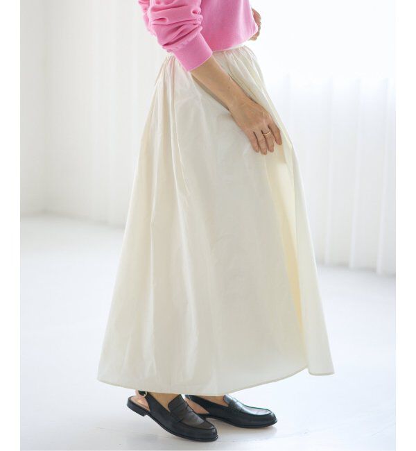 IENA「メモリータフタフレアスカート」|スカート|