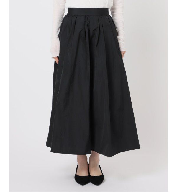 IENA「メモリータフタフレアスカート」|スカート|