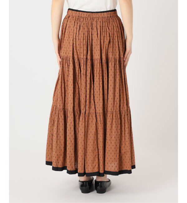 SLOBE IENA「TCドビーティアードスカート」|スカート|