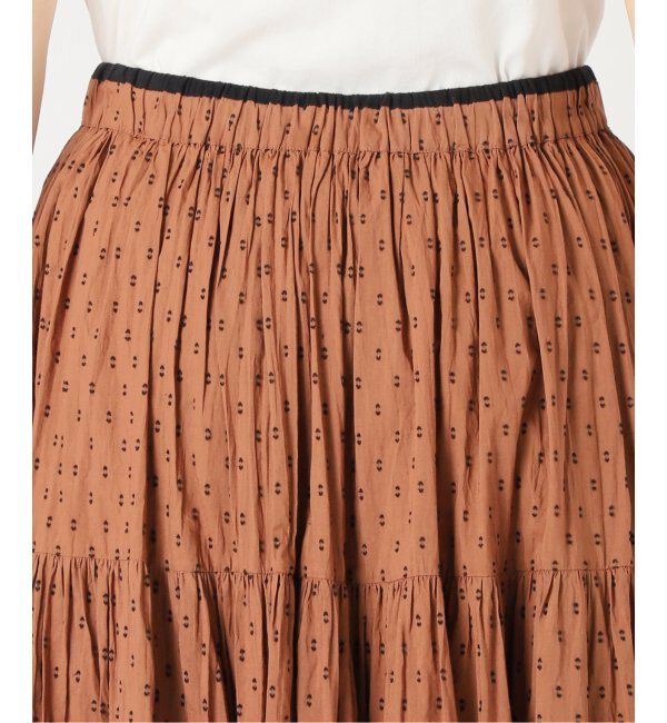 SLOBE IENA「TCドビーティアードスカート」|スカート|