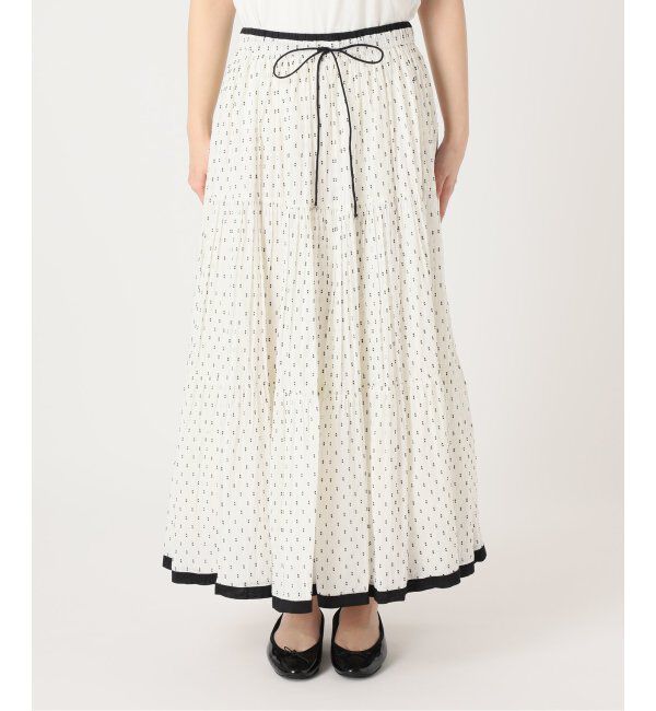 SLOBE IENA「TCドビーティアードスカート」|スカート|