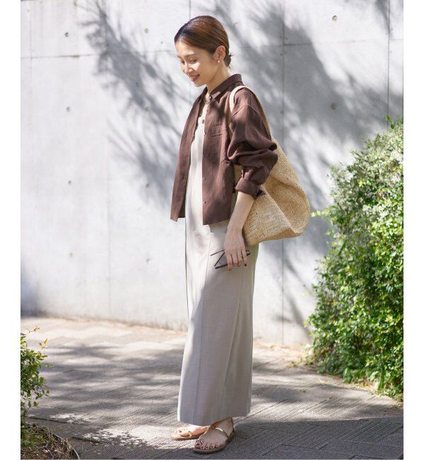 IENA「フィブリルポプリンショートシャツ」|シャツ・ブラウス|