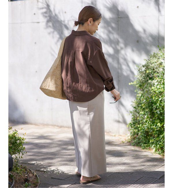 IENA「フィブリルポプリンショートシャツ」|シャツ・ブラウス|