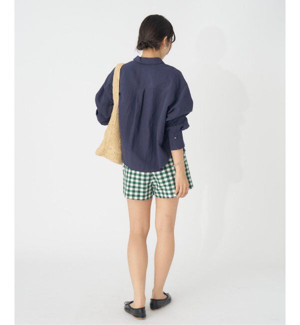 IENA「フィブリルポプリンショートシャツ」|シャツ・ブラウス|