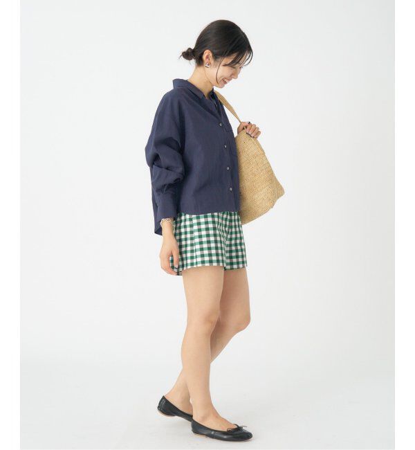 IENA「フィブリルポプリンショートシャツ」|シャツ・ブラウス|