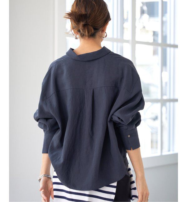 IENA「フィブリルポプリンショートシャツ」|シャツ・ブラウス|