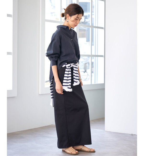 IENA「フィブリルポプリンショートシャツ」|シャツ・ブラウス|