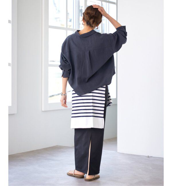 IENA「フィブリルポプリンショートシャツ」|シャツ・ブラウス|