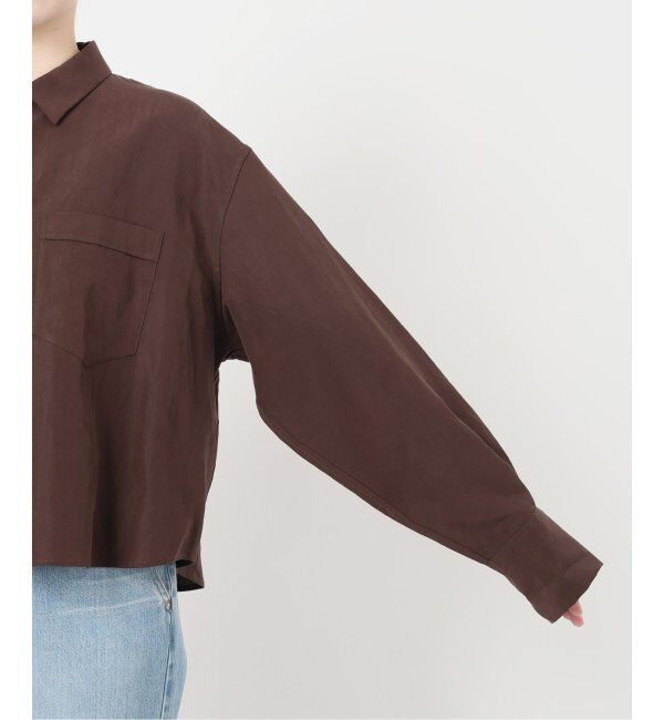 IENA「フィブリルポプリンショートシャツ」|シャツ・ブラウス|