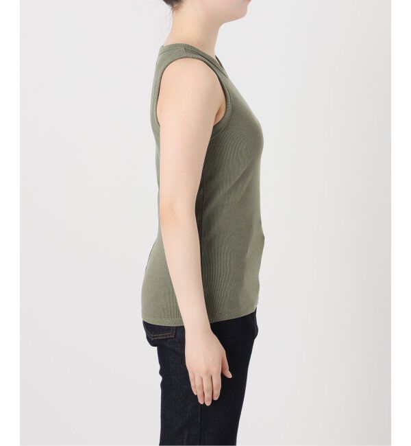 SLOBE IENA「コットンテレコアメスリ」|タンクトップ|