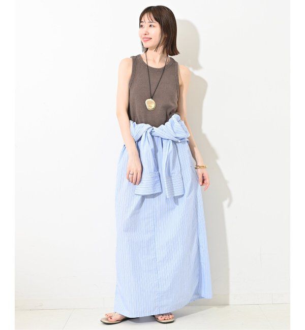 SLOBE IENA「コットンテレコアメスリ」|タンクトップ|