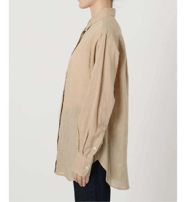 SLOBE IENA「《追加》リネンコットンレギュラーシャツ」|シャツ・ブラウス|