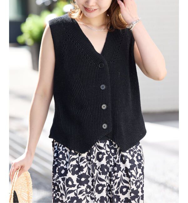 SLOBE IENA「《追加2》ニットジレ」|ニット・セーター|