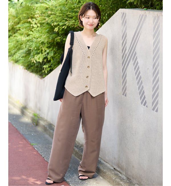 SLOBE IENA「《追加2》ニットジレ」|ニット・セーター|