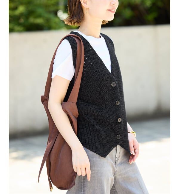 SLOBE IENA「《追加2》ニットジレ」|ニット・セーター|