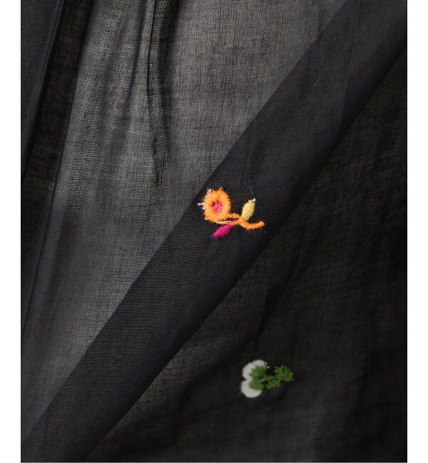 IENA LA BOUCLE「IENA LA BOUCLE フラワー刺繍ボレロブラウス」|シャツ・ブラウス|