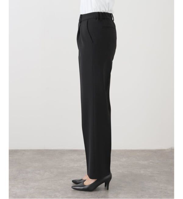 VERMEIL par iena「《追加》ダブルクロスストレッチパンツ」|スラックス|