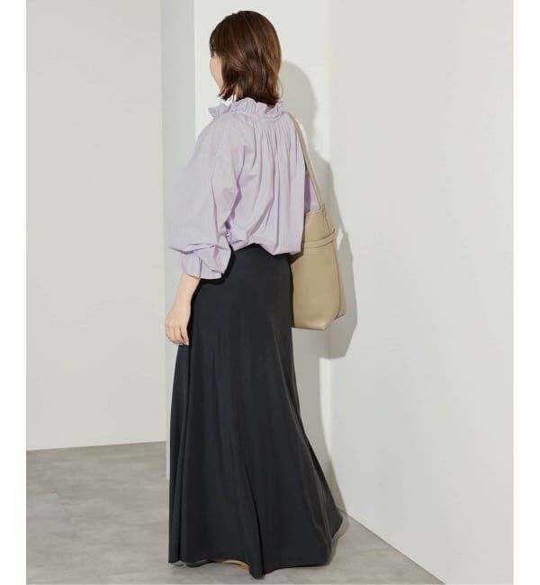 SLOBE IENA「《3サイズ展開/WEB限定/追加4》フィブリルマーメイドフレアスカート」|スカート|