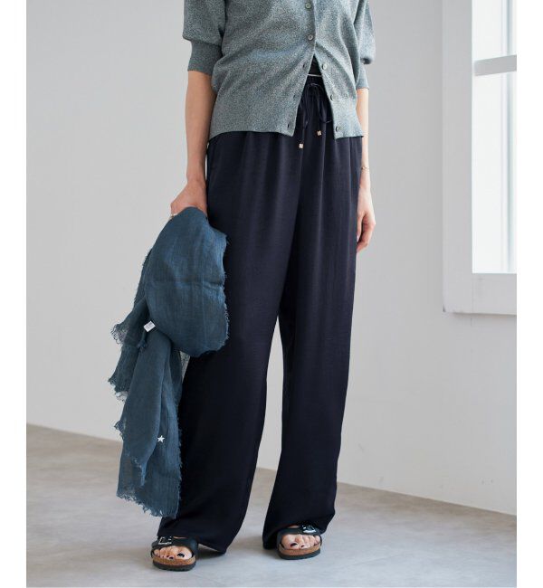 IENA「サテンリラックスパンツ」|その他|