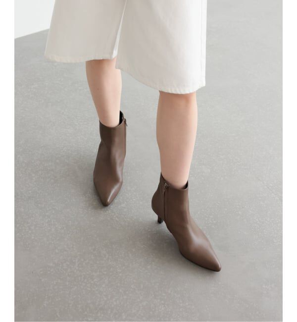 SLOBE IENA「SLOBE ポインテッドブーツ」|ショートブーツ|