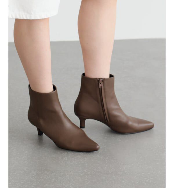 SLOBE IENA「SLOBE ポインテッドブーツ」|ショートブーツ|