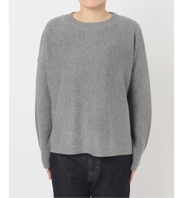 SLOBE IENA「《セットアップ対応可/WEB限定カラーあり》コットンダブルフェイスプルオーバー」|ニット・セーター|