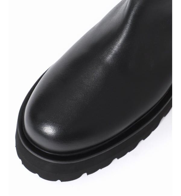 VERMEIL par iena「《追加》CAMINANDO カミナンド 別注 ウシロZIPブーツ」|ショートブーツ|