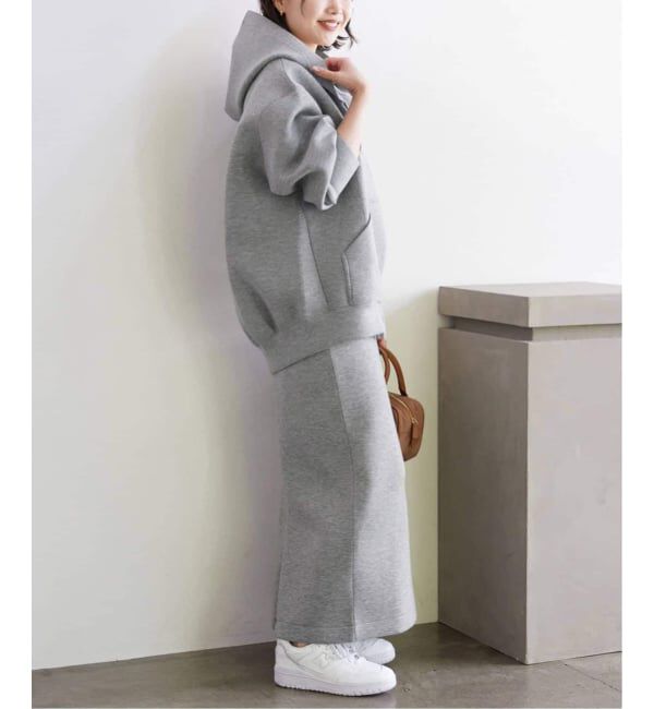 SLOBE IENA「《WEB限定/追加2》ボリュームジップアップフーディー」|パーカー|