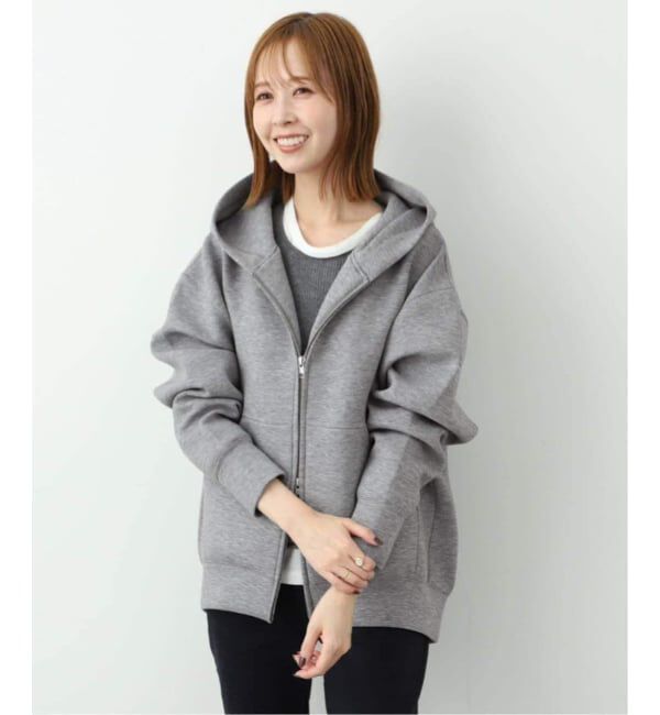 SLOBE IENA「《WEB限定/追加2》ボリュームジップアップフーディー」|パーカー|