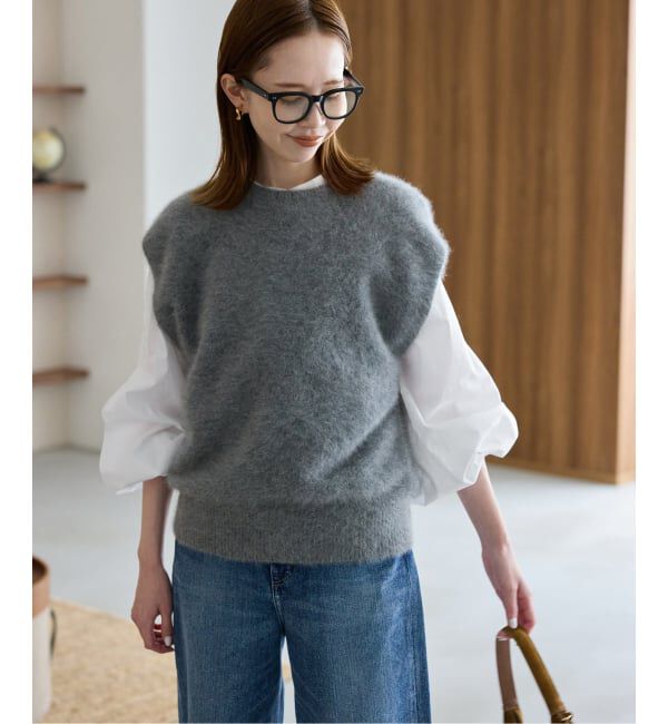 SLOBE IENA「《WEB限定/追加》ピンタックバルーンスリーブブラウス」|シャツ・ブラウス|