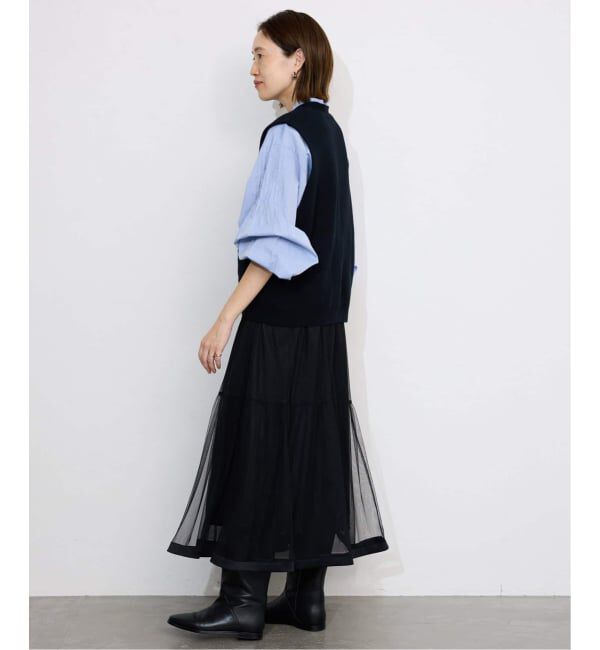 SLOBE IENA「《WEB限定/追加》ピンタックバルーンスリーブブラウス」|シャツ・ブラウス|