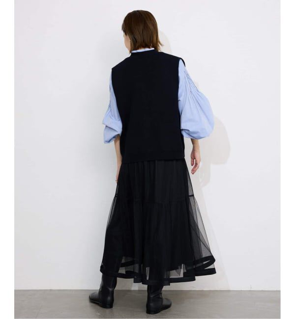 SLOBE IENA「《WEB限定/追加》ピンタックバルーンスリーブブラウス」|シャツ・ブラウス|