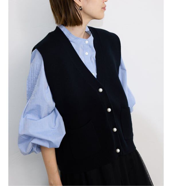 SLOBE IENA「《WEB限定/追加》ピンタックバルーンスリーブブラウス」|シャツ・ブラウス|