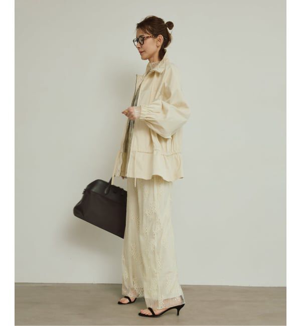 VERMEIL par iena「ダブルサテンZIPブルゾン」|その他|