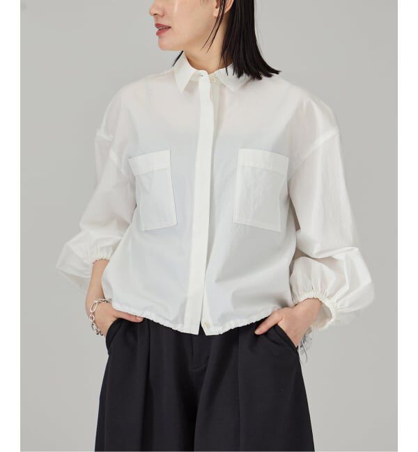 VERMEIL par iena「Drawstring シャツ」|シャツ・ブラウス|