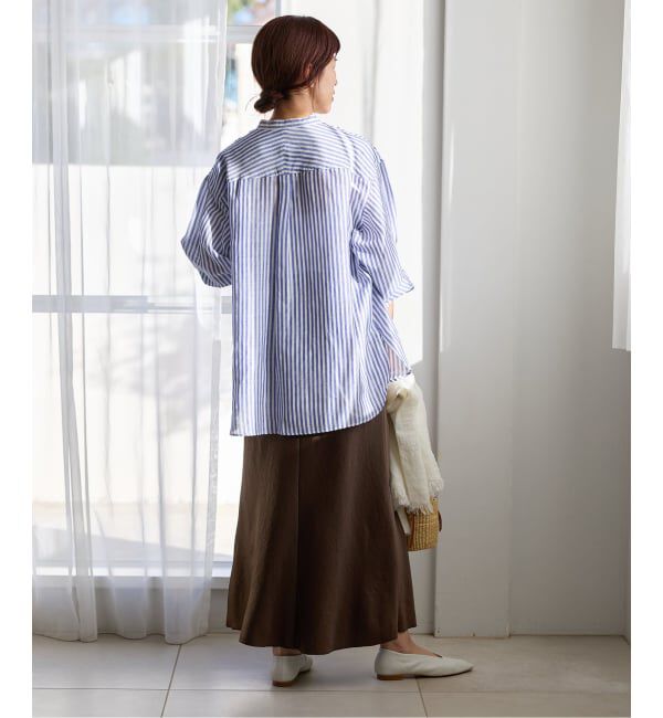 IENA「アンティークサテン イージースカート」|スカート|