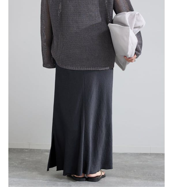 IENA「アンティークサテン イージースカート」|スカート|