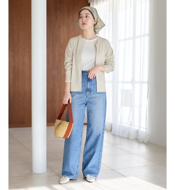 IENA「《新色あり/追加2》LEVITAロングスリーブカーディガン」|カーディガン|