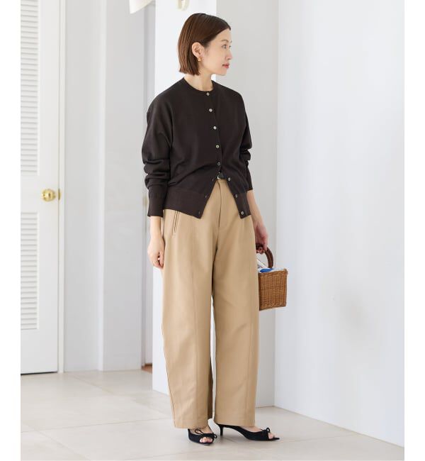 IENA「《新色あり/追加2》LEVITAロングスリーブカーディガン」|カーディガン|