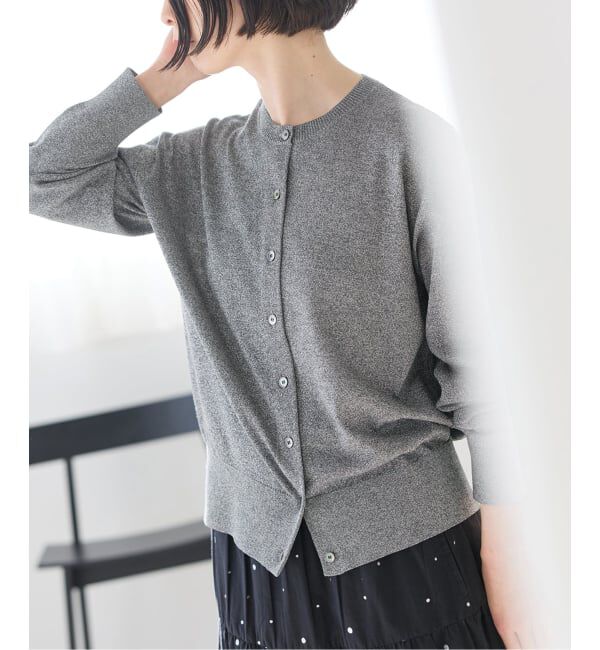 IENA「《新色あり/追加2》LEVITAロングスリーブカーディガン」|カーディガン|