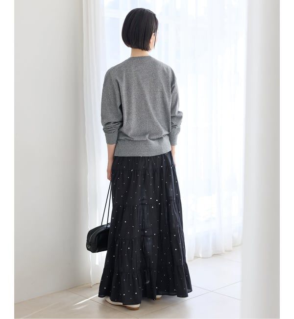 IENA「《新色あり/追加2》LEVITAロングスリーブカーディガン」|カーディガン|