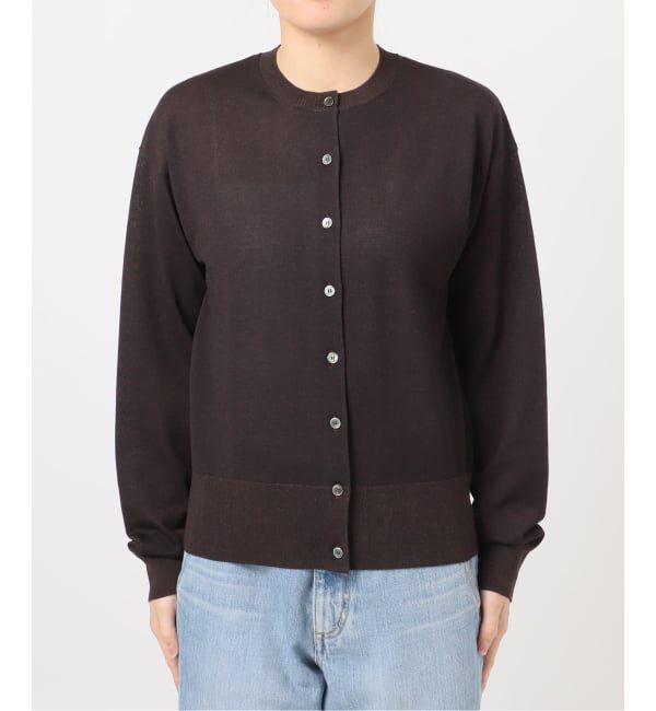 IENA「《新色あり/追加2》LEVITAロングスリーブカーディガン」|カーディガン|