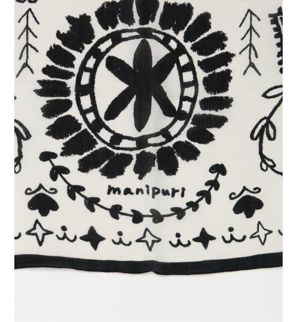 VERMEIL par iena「manipuri マニプリ インドストール ボヘミアンバンダナ 0161333003」|ストール|