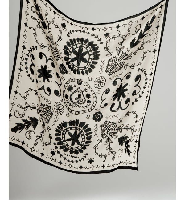 VERMEIL par iena「manipuri マニプリ インドストール ボヘミアンバンダナ 0161333003」|ストール|