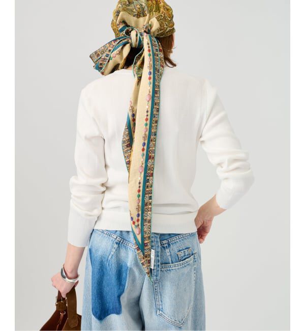 VERMEIL par iena「ランダムRIB クルーネックロングスリーブプルオーバー」|ニット・セーター|