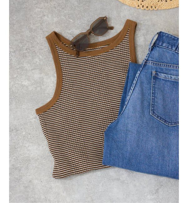 SLOBE IENA「アメスリタンクトップ」|タンクトップ|