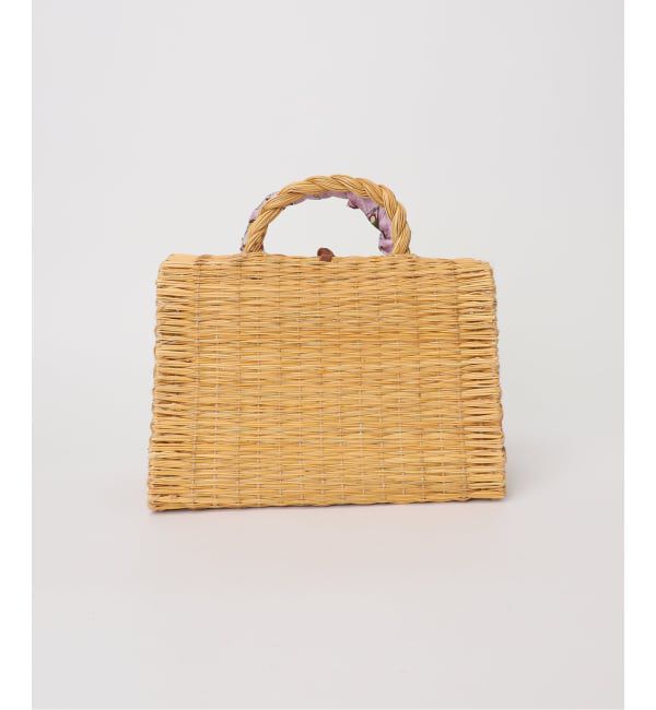 VERMEIL par iena「《予約》manipuri マニプリ プリントライニングカゴS 161255201」|かごバッグ|