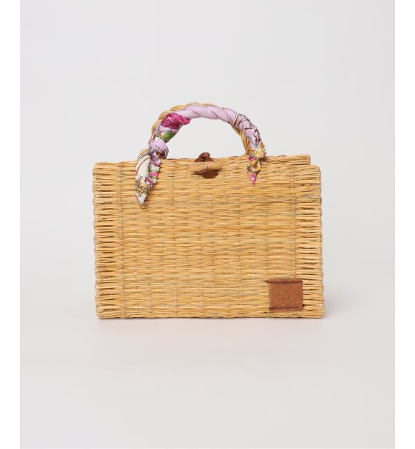 VERMEIL par iena「《予約》manipuri マニプリ プリントライニングカゴS 161255201」|かごバッグ|