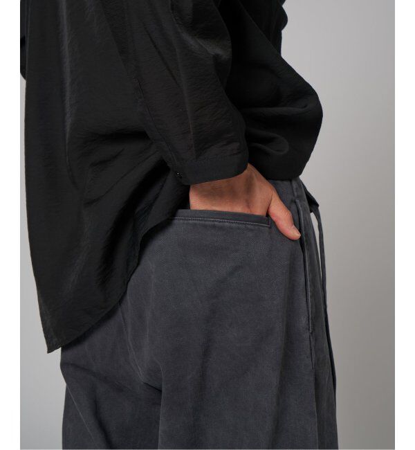 EDIFICE「フェード  ベルテッド トラウザー」|デニム|